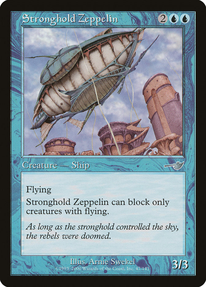 Stronghold Zeppelin [Nemesis] Magic: The Gathering