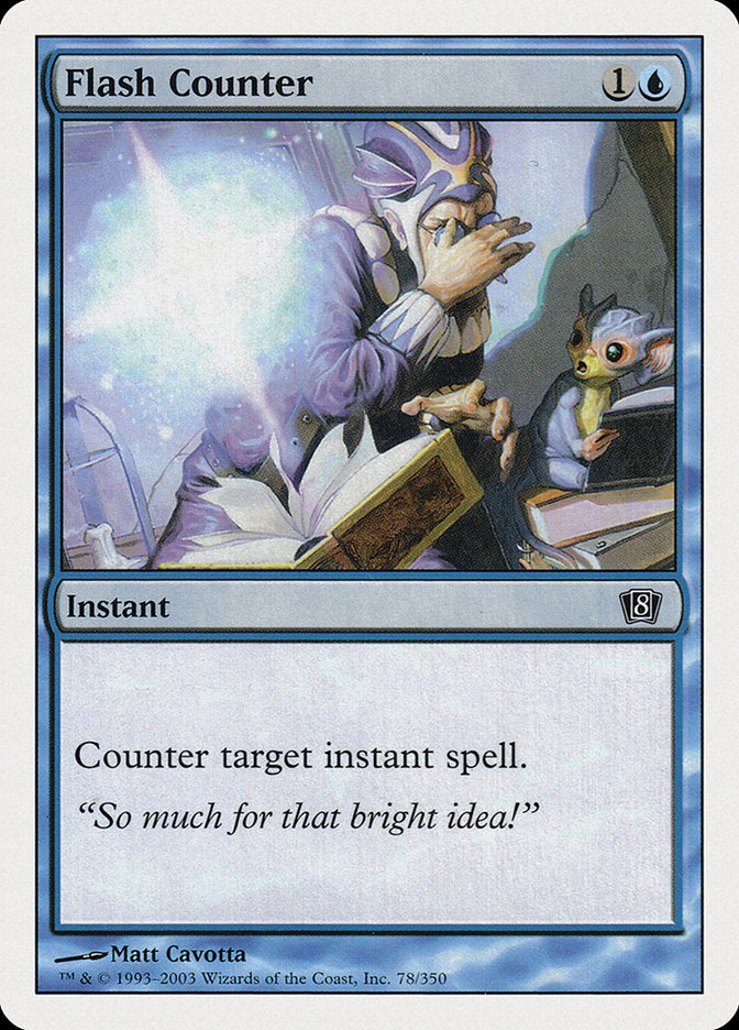 Flash Counter [Eighth Edition] Magic: The Gathering