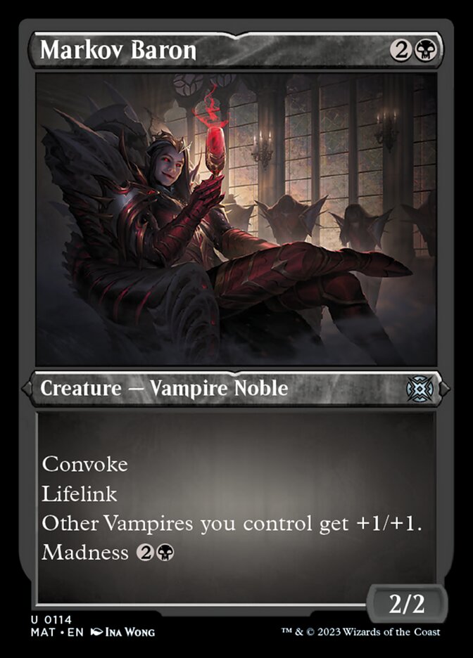Markov Baron (Foil Etched) [March of the Machine: The Aftermath] Magic: The Gathering