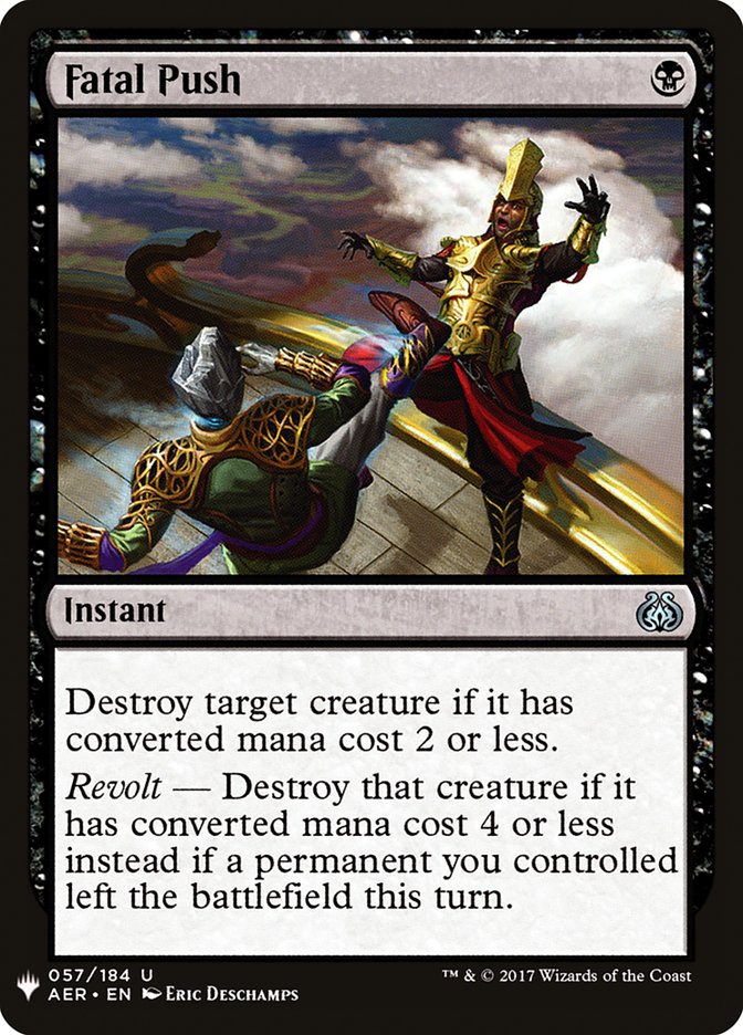 Fatal Push [Mystery Booster] Magic: The Gathering