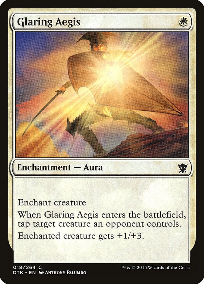 Glaring Aegis [Dragons of Tarkir] Magic: The Gathering