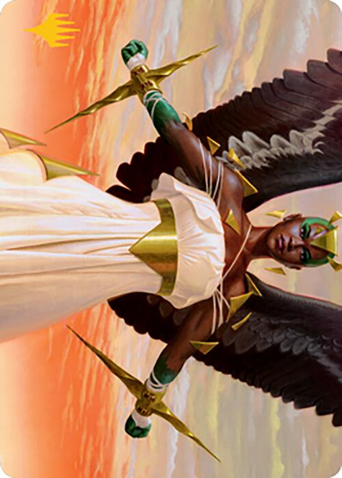 Glorious Enforcer Art Card (Gold-Stamped Signature) [Modern Horizons 2 Art Series] Magic: The Gathering