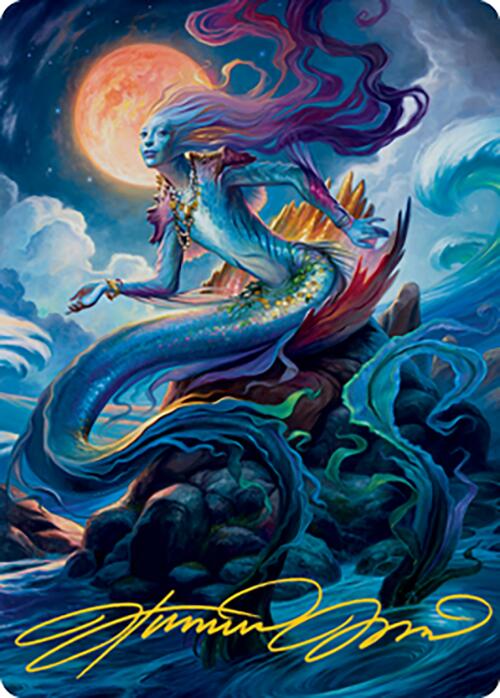 Svyelun of Sea and Sky Art Card (24) (Gold-Stamped Signature) [Modern Horizons 2 Art Series] Magic: The Gathering