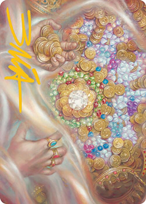 Strike It Rich Art Card (Gold-Stamped Signature) [Modern Horizons 2 Art Series] Magic: The Gathering