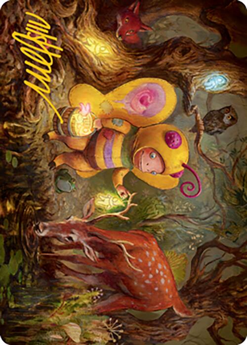 Glimmer Bairn Art Card (Gold-Stamped Signature) [Modern Horizons 2 Art Series] Magic: The Gathering