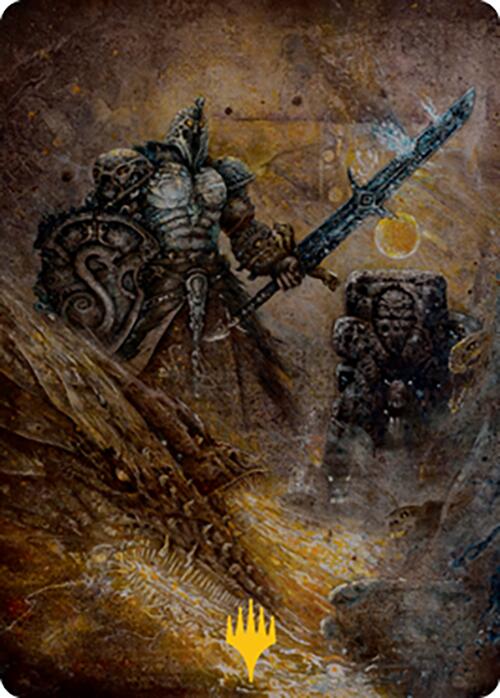 Dakkon, Shadow Slayer Art Card (48) (Gold-Stamped Signature) [Modern Horizons 2 Art Series] Magic: The Gathering