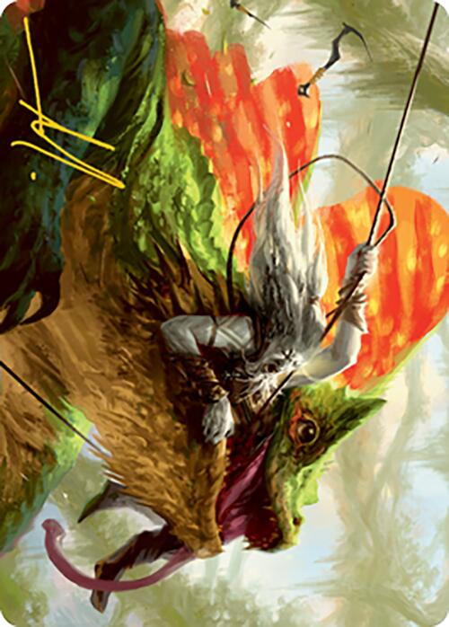 Captured by Lagacs Art Card (Gold-Stamped Signature) [Modern Horizons 2 Art Series] Magic: The Gathering
