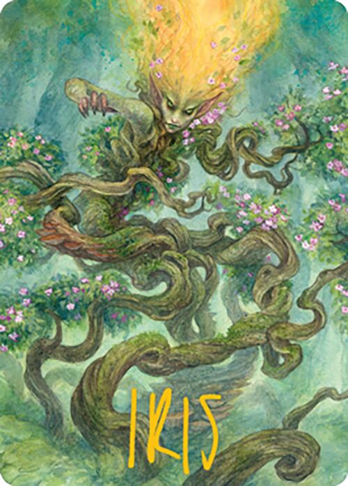 Titania, Protector of Argoth Art Card (Gold-Stamped Signature) [Modern Horizons 2 Art Series] Magic: The Gathering