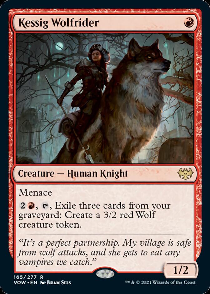 Kessig Wolfrider [Innistrad: Crimson Vow] Magic: The Gathering