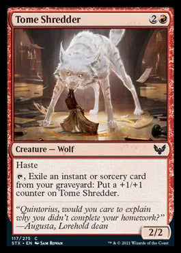 Tome Shredder [Strixhaven: School of Mages] Magic: The Gathering