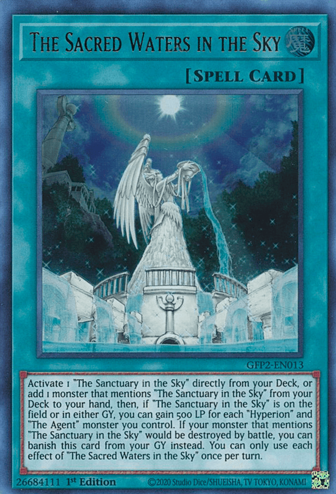 The Sacred Waters in the Sky [GFP2-EN013] Ultra Rare - Yugioh Cards For Your TCG Needs!