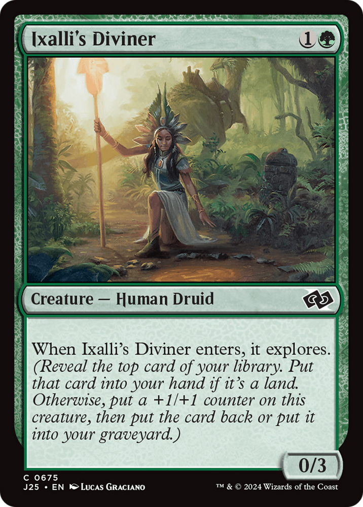 Ixalli's Diviner [Foundations Jumpstart] Magic: The Gathering