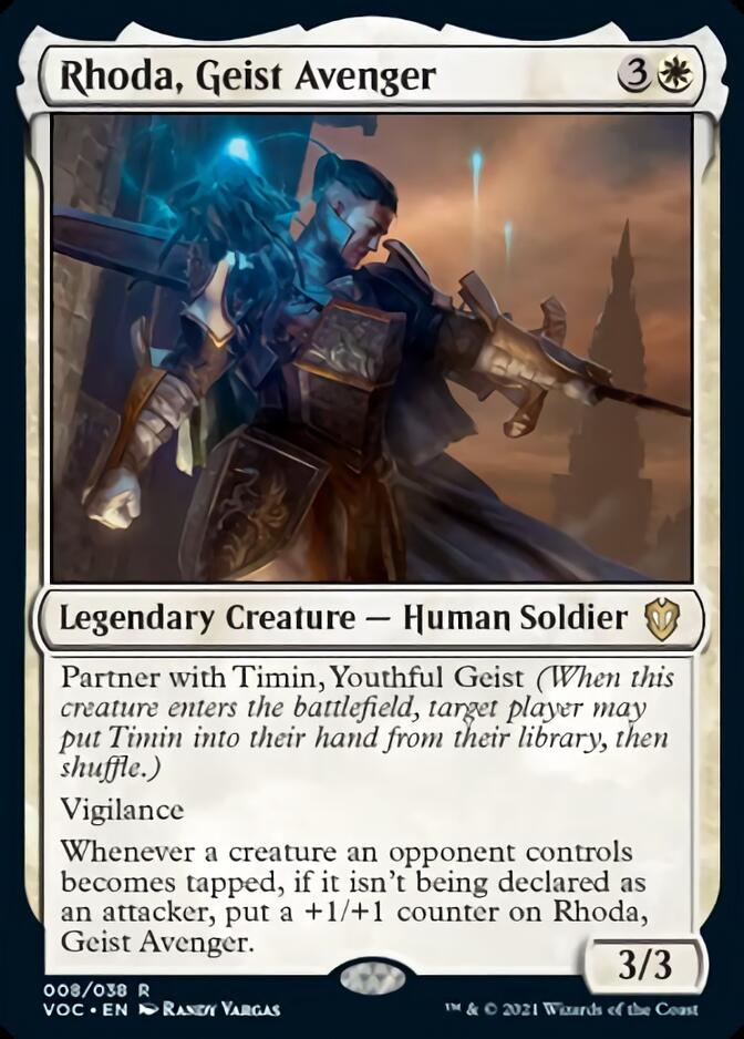 Rhoda, Geist Avenger [Innistrad: Crimson Vow Commander] Magic: The Gathering