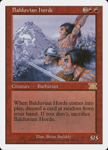 Balduvian Horde [Classic Sixth Edition] Magic: The Gathering