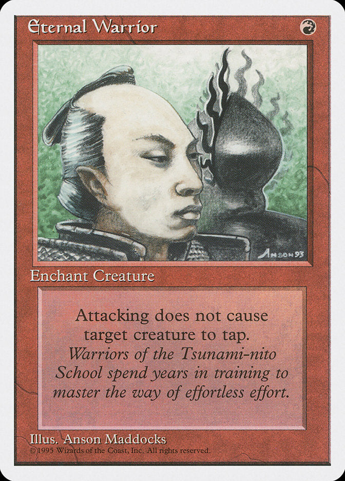 Eternal Warrior [Fourth Edition] Magic: The Gathering