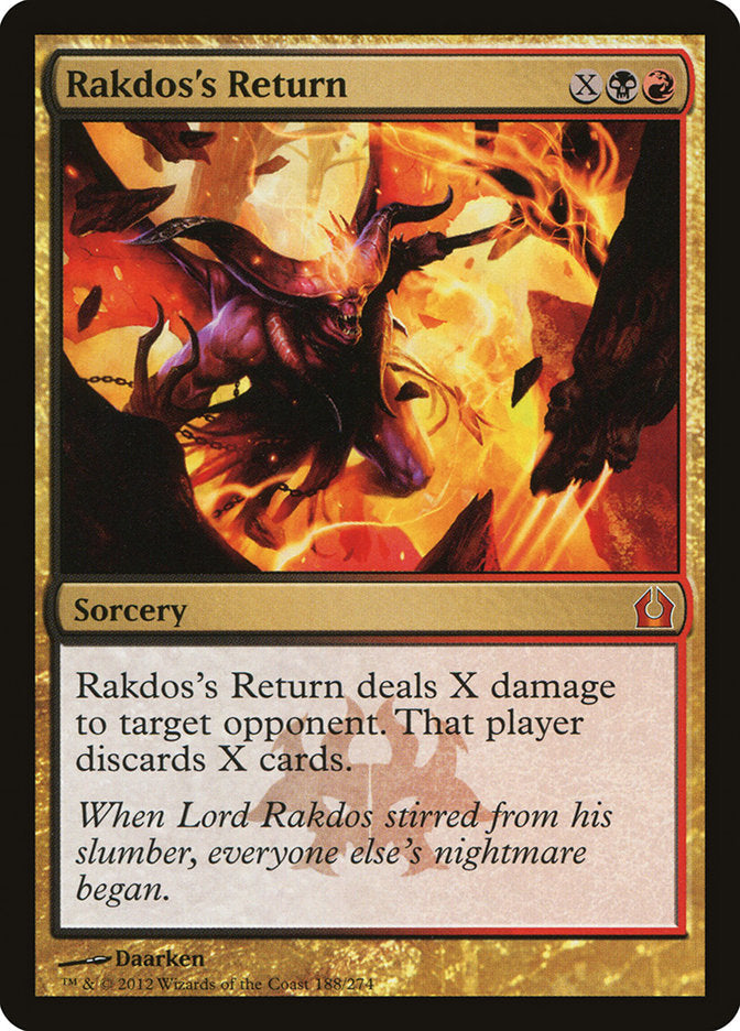 Rakdos's Return [Return to Ravnica] Magic: The Gathering