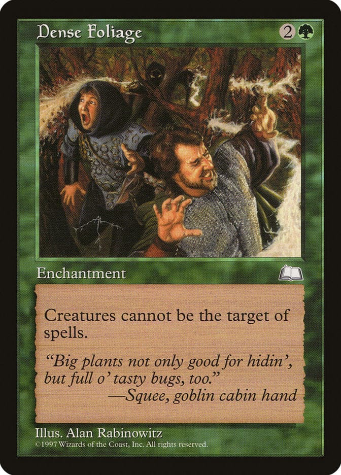 Dense Foliage [Weatherlight] Magic: The Gathering