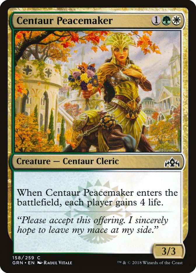 Centaur Peacemaker [Guilds of Ravnica] Magic: The Gathering