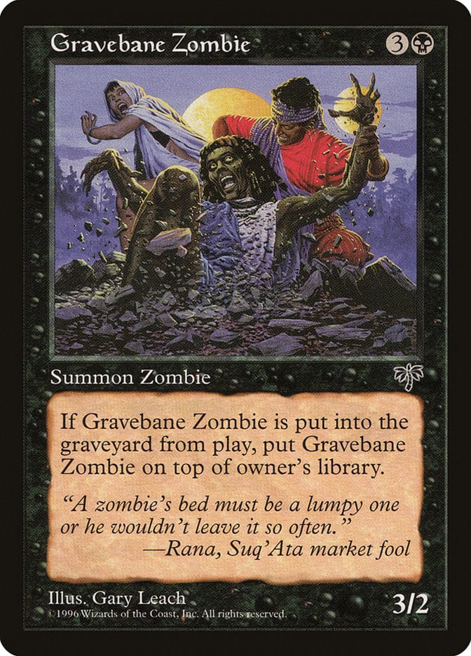Gravebane Zombie [Mirage] Magic: The Gathering