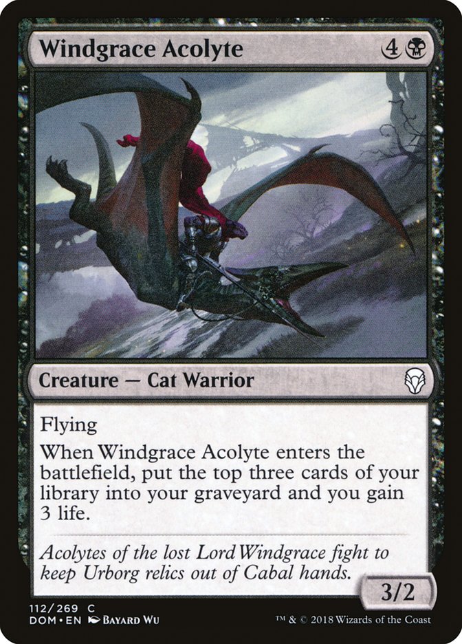 Windgrace Acolyte [Dominaria] Magic: The Gathering