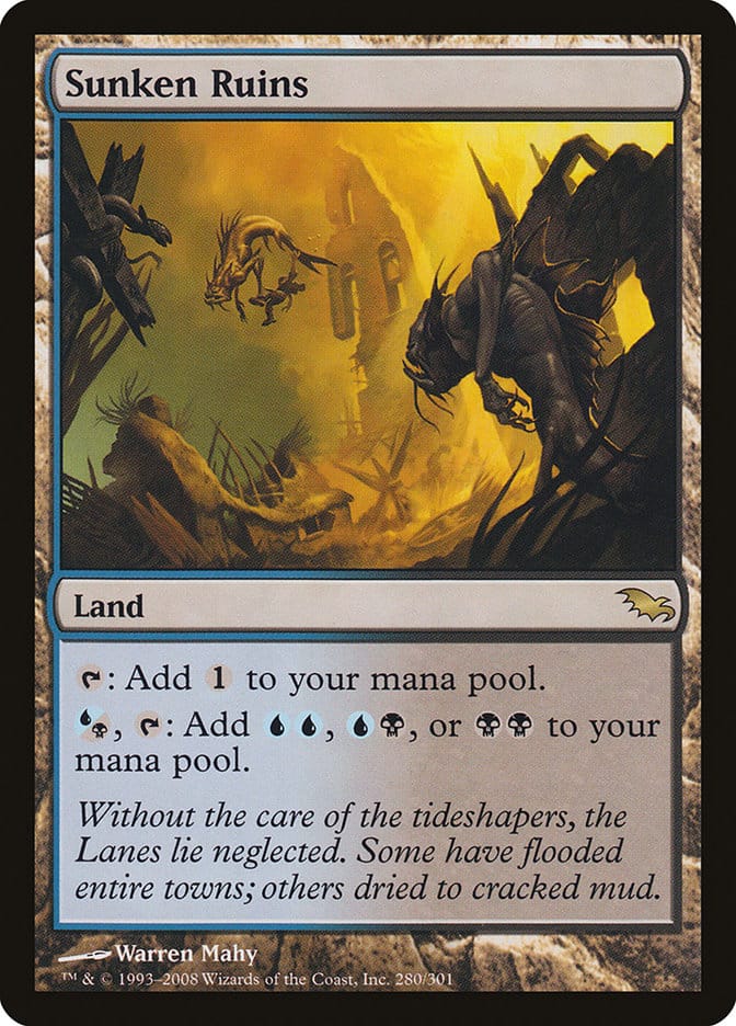 Sunken Ruins [Shadowmoor] Magic: The Gathering