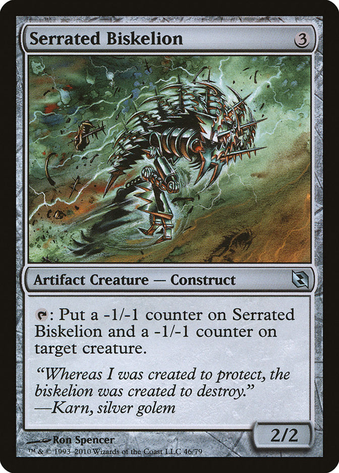 Serrated Biskelion [Duel Decks: Elspeth vs. Tezzeret] Magic: The Gathering
