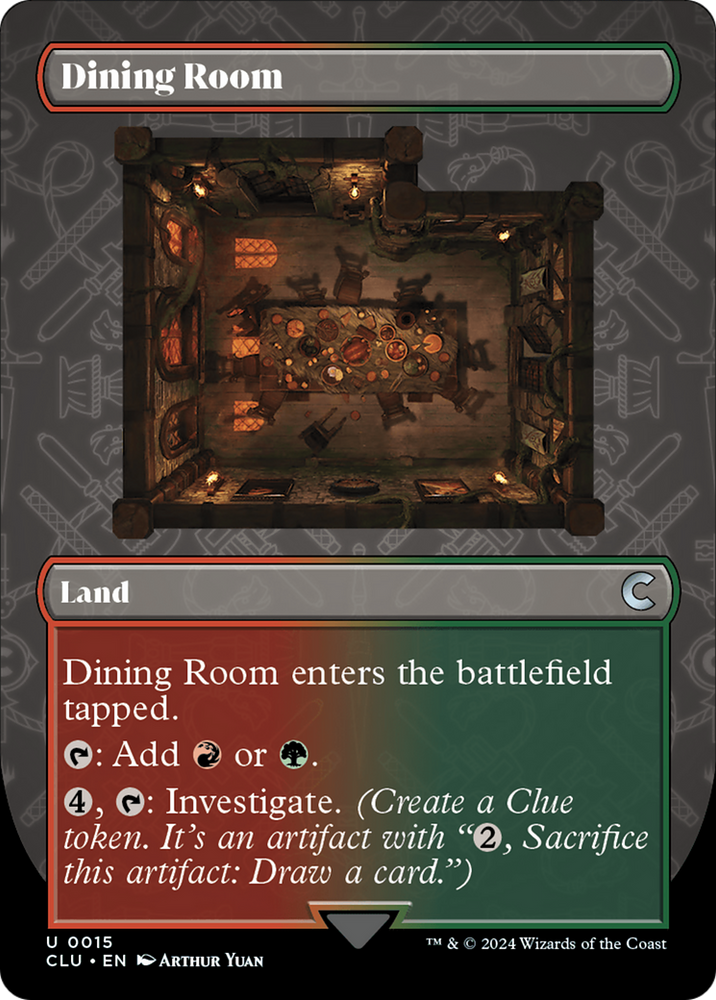 Dining Room (Borderless) [Ravnica: Clue Edition] Magic: The Gathering