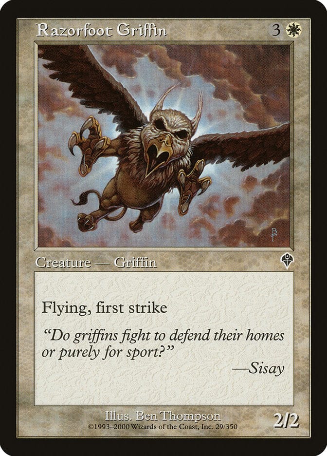 Razorfoot Griffin [Invasion] Magic: The Gathering