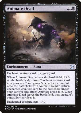 Animate Dead [Eternal Masters] Magic: The Gathering