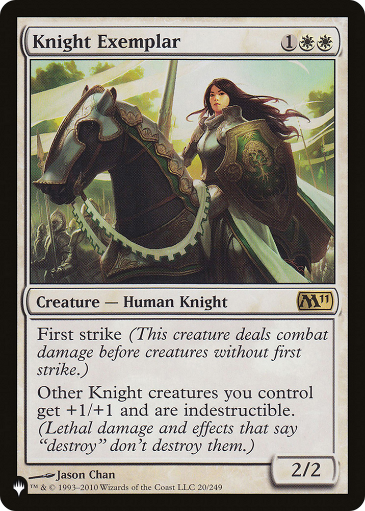 Knight Exemplar (14) [The List] Magic: The Gathering