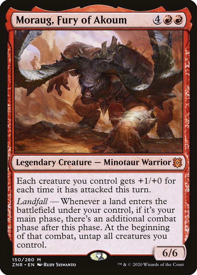 Moraug, Fury of Akoum [Zendikar Rising] Magic: The Gathering