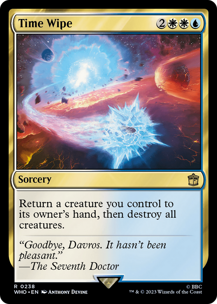 Time Wipe [Doctor Who] Magic: The Gathering