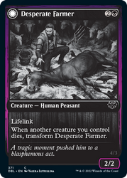 Desperate Farmer // Depraved Harvester [Innistrad: Double Feature] Magic: The Gathering