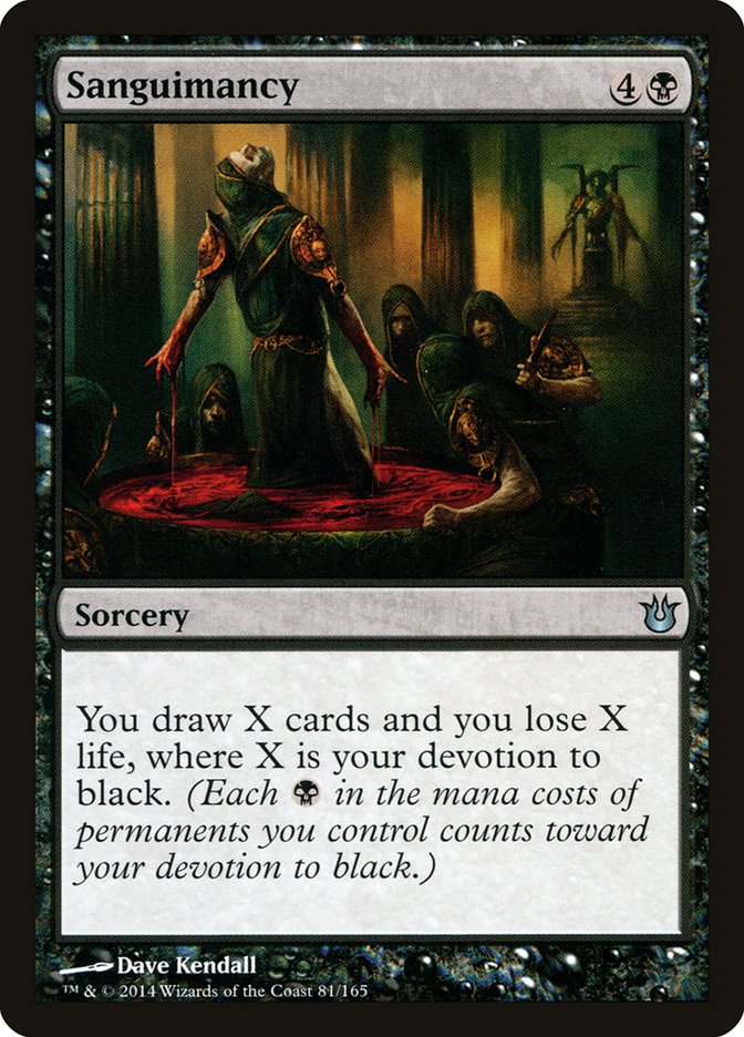 Sanguimancy [Born of the Gods] Magic: The Gathering