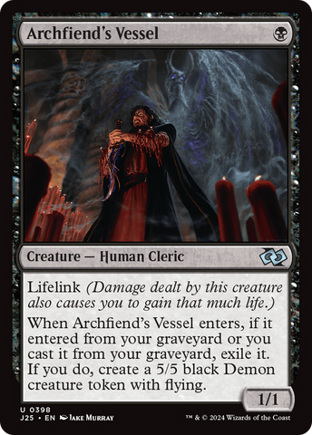 Archfiend's Vessel [Foundations Jumpstart] Magic: The Gathering