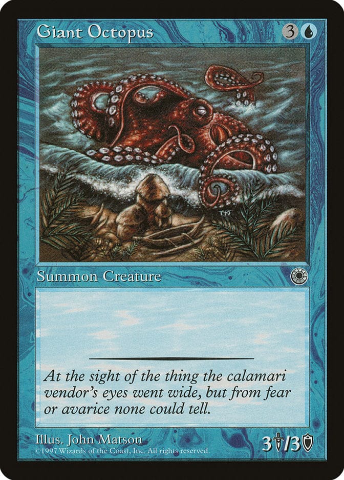 Giant Octopus [Portal] Magic: The Gathering