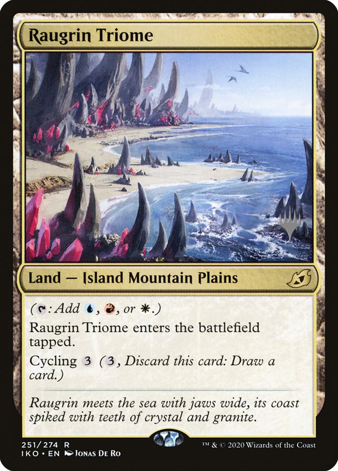 Raugrin Triome (Promo Pack) [Ikoria: Lair of Behemoths Promos] Magic: The Gathering