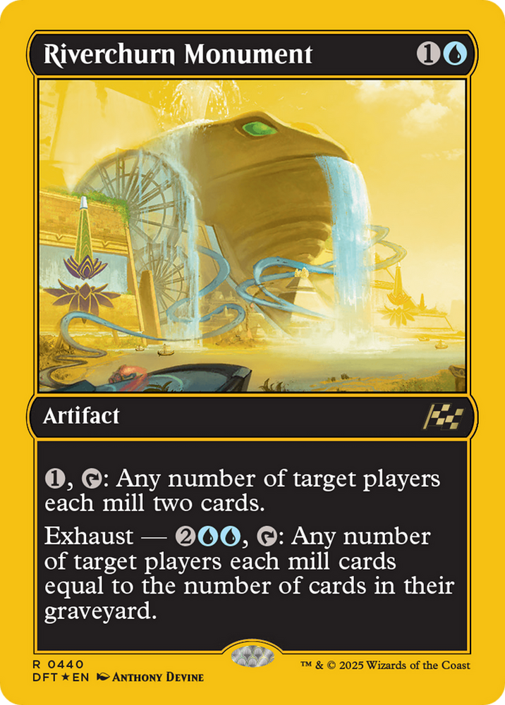 Riverchurn Monument (First-Place Foil) [Aetherdrift] Magic: The Gathering