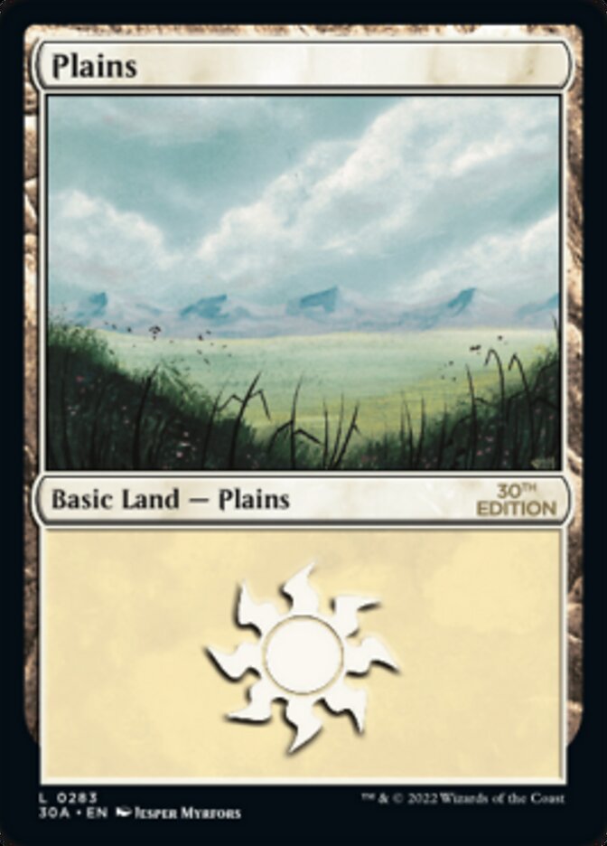 Plains (283) [30th Anniversary Edition] Magic: The Gathering