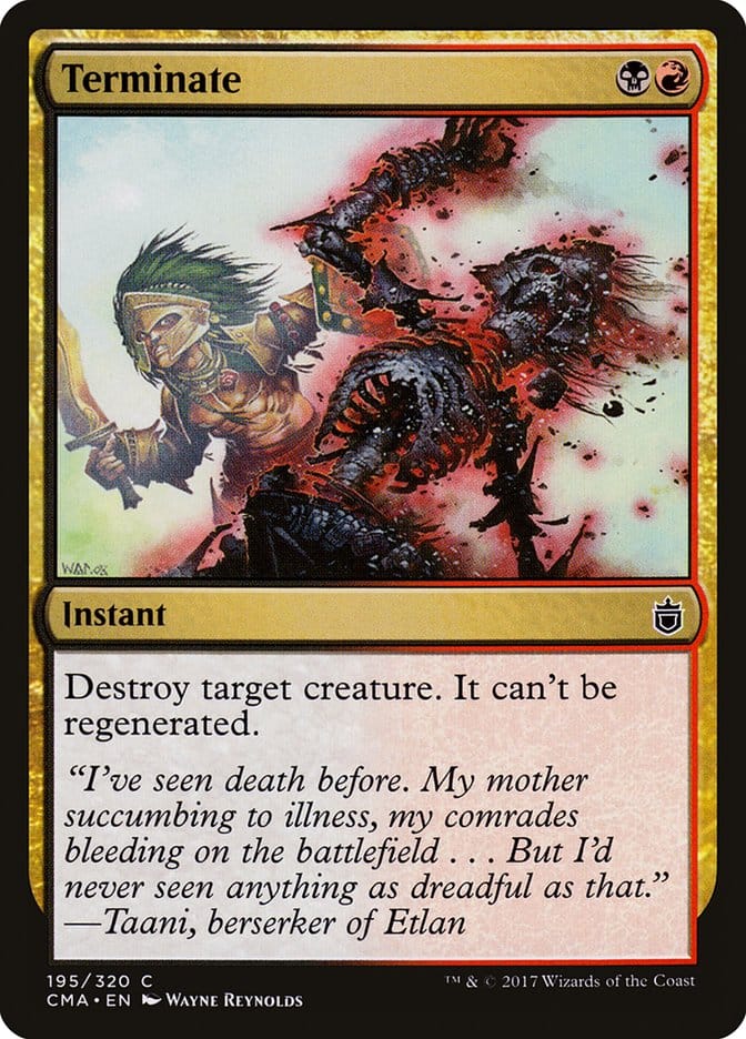 Terminate [Commander Anthology] Magic: The Gathering