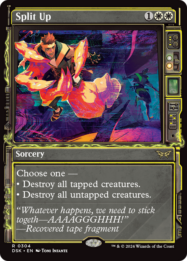 Split Up (Showcase) [Duskmourn: House of Horror] Magic: The Gathering