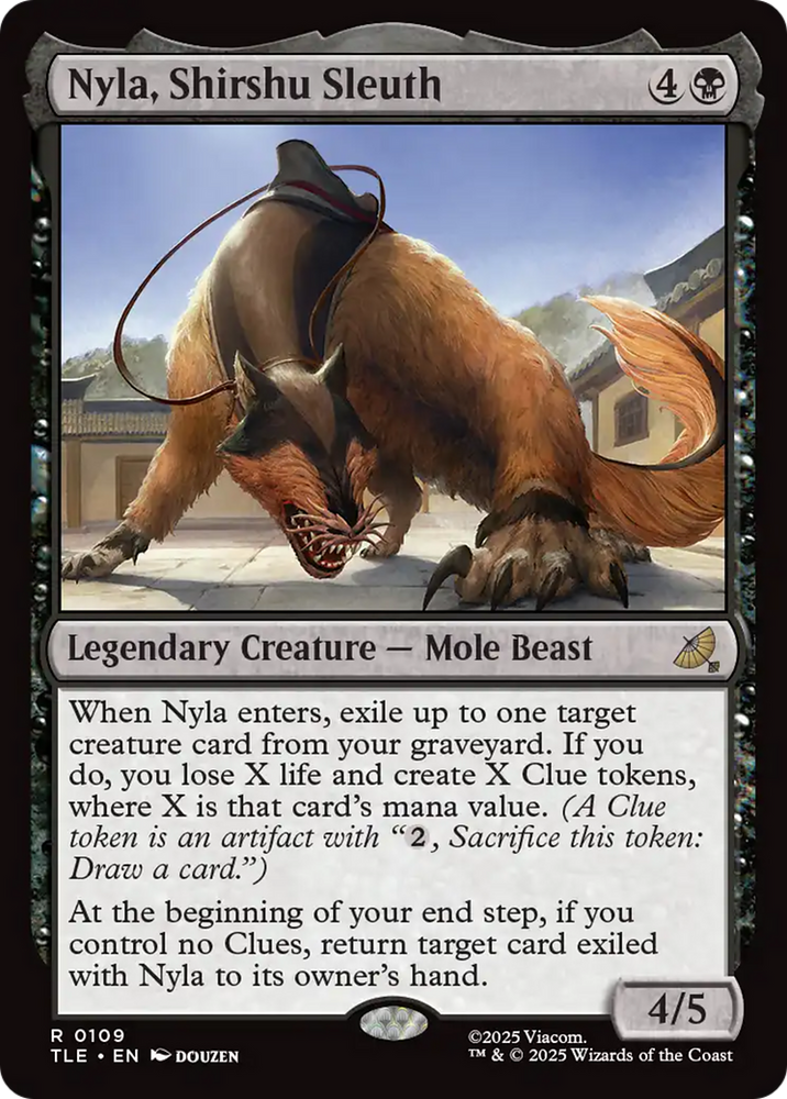 Nyla, Shirshu Sleuth [Avatar: The Last Airbender: Eternal-Legal] Magic: The Gathering