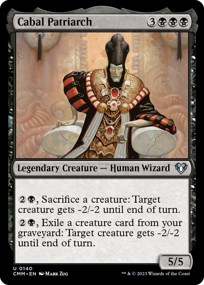 Cabal Patriarch [Commander Masters] Magic: The Gathering