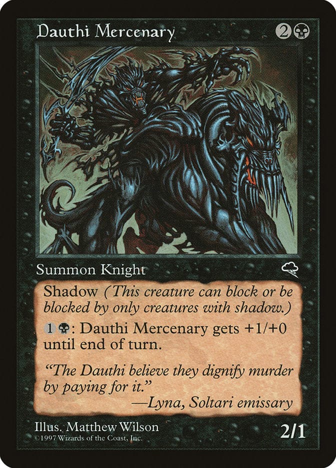 Dauthi Mercenary [Tempest] Magic: The Gathering