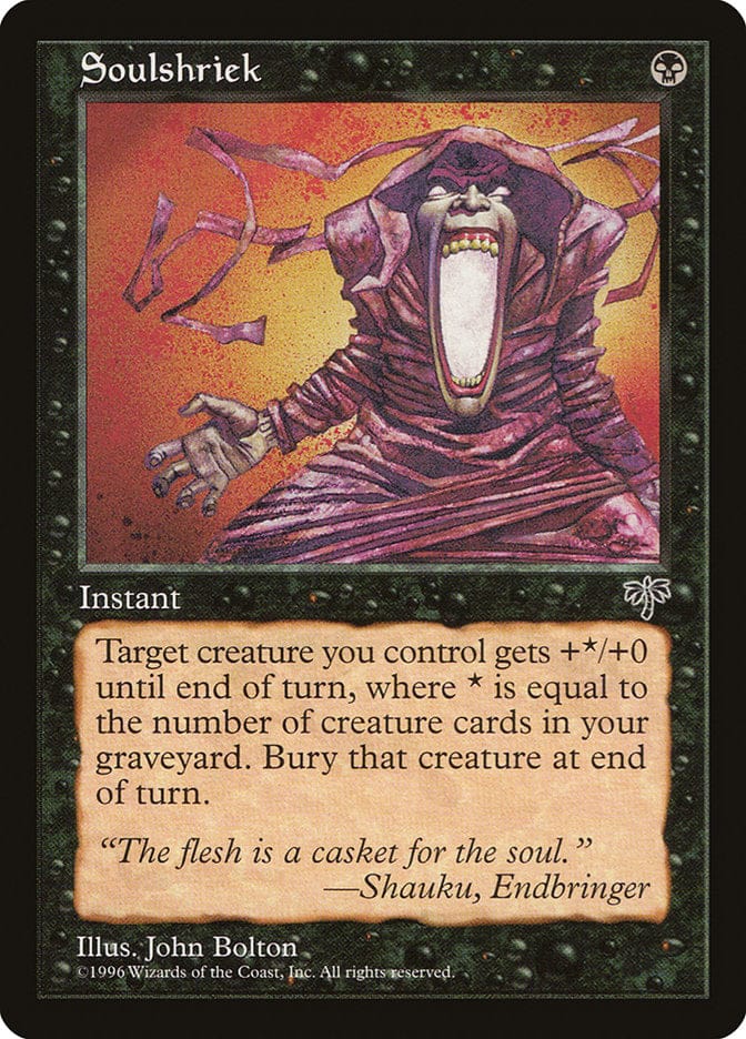 Soulshriek [Mirage] Magic: The Gathering