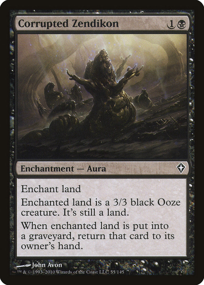 Corrupted Zendikon [Worldwake] Magic: The Gathering