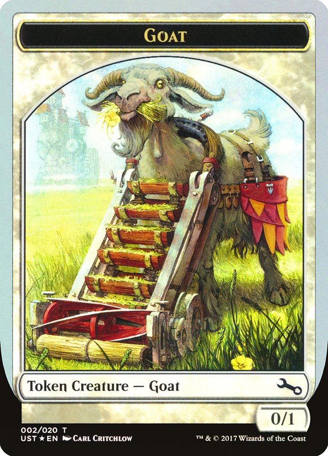 Goat Token [Unstable Tokens] Magic: The Gathering