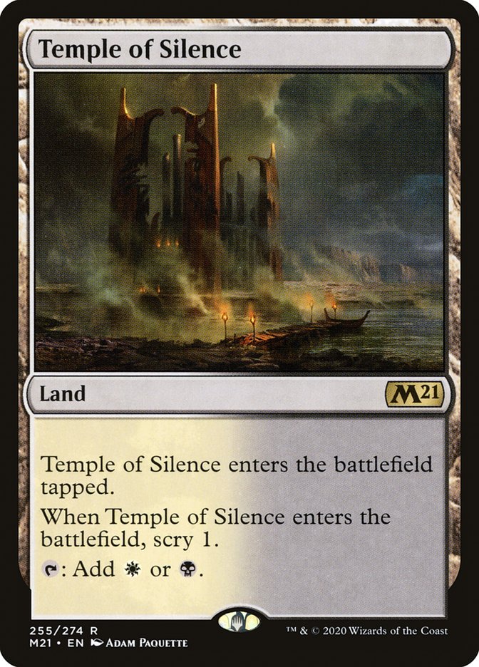 Temple of Silence [Core Set 2021] Magic: The Gathering