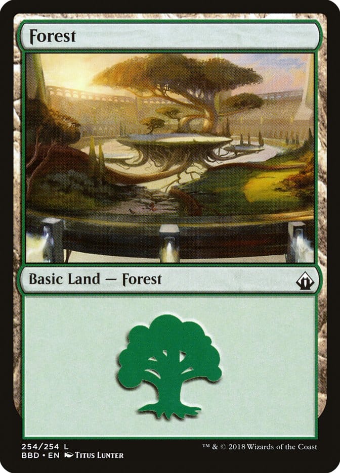 Forest (254) [Battlebond] Magic: The Gathering
