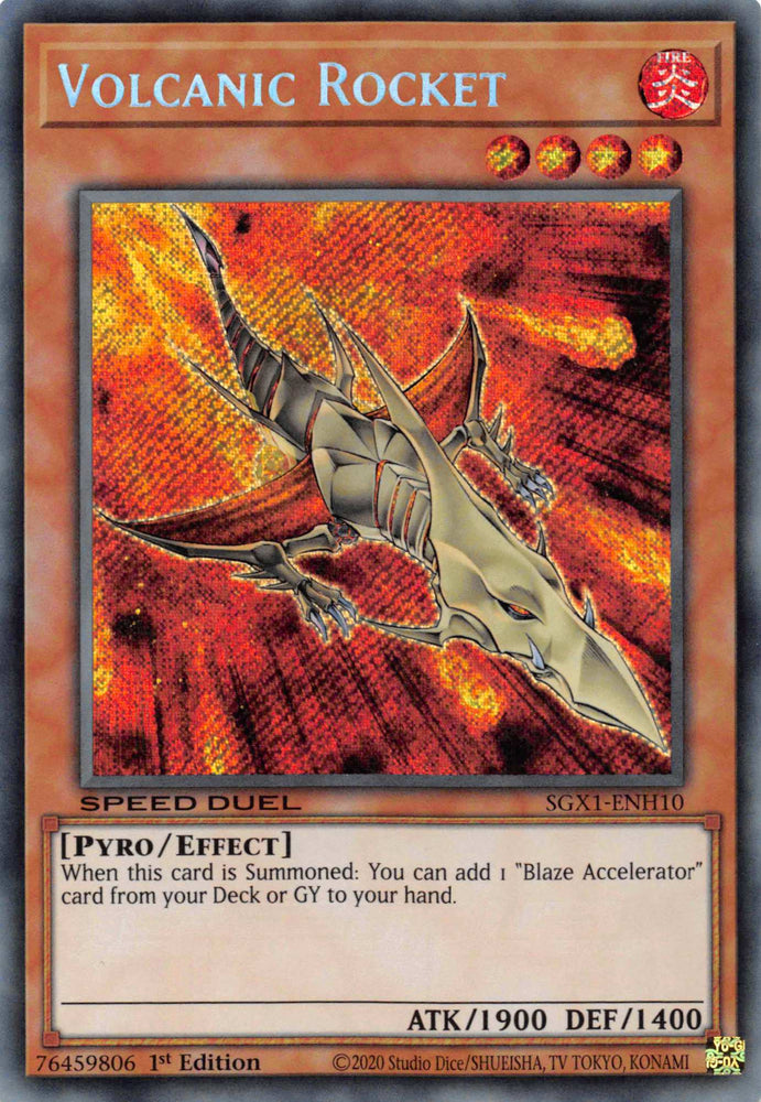 Volcanic Rocket [SGX1-ENH10] Secret Rare - Yugioh Cards For Your TCG Needs!
